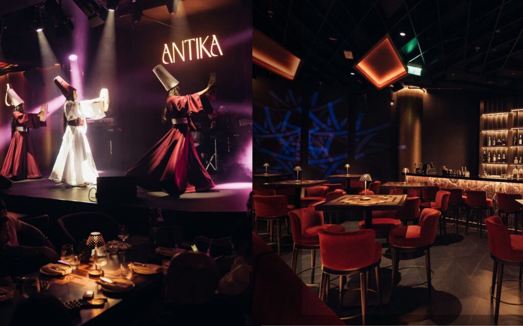  Antika offer traditional Levantine cuisine in a chic and theatrical setting
