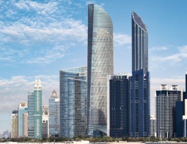 Skyline of tallest buildings in Abu Dhabi