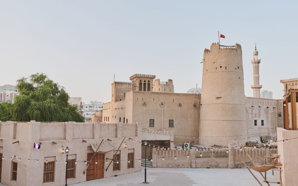 View of tower at Ajman Heritage District