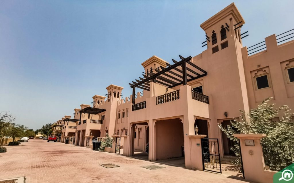 street view of Al Hamra Village, which has villa for rent in RAK