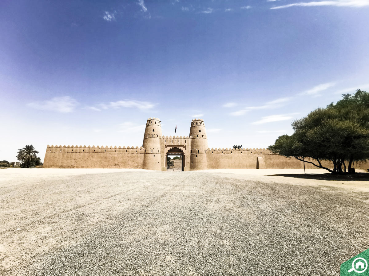 Courtyard area of the Al Jahili Fort