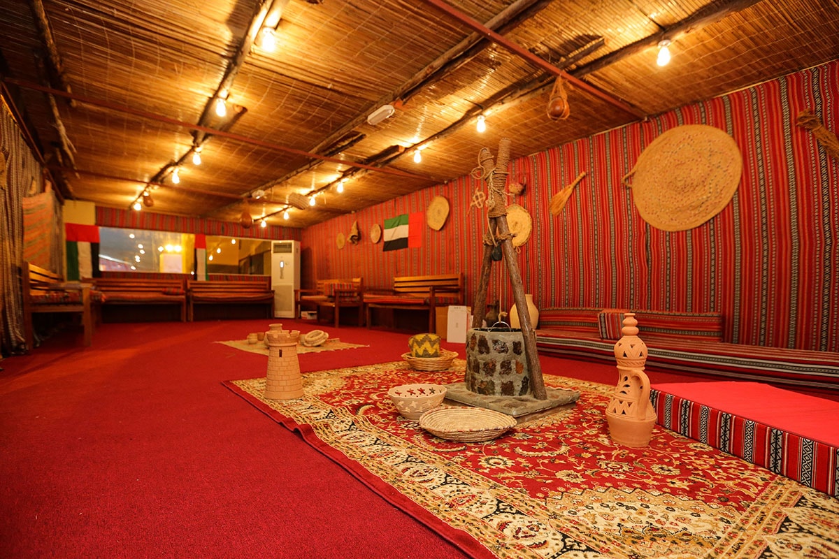 Arabian Tent at Al Marmoon Festival