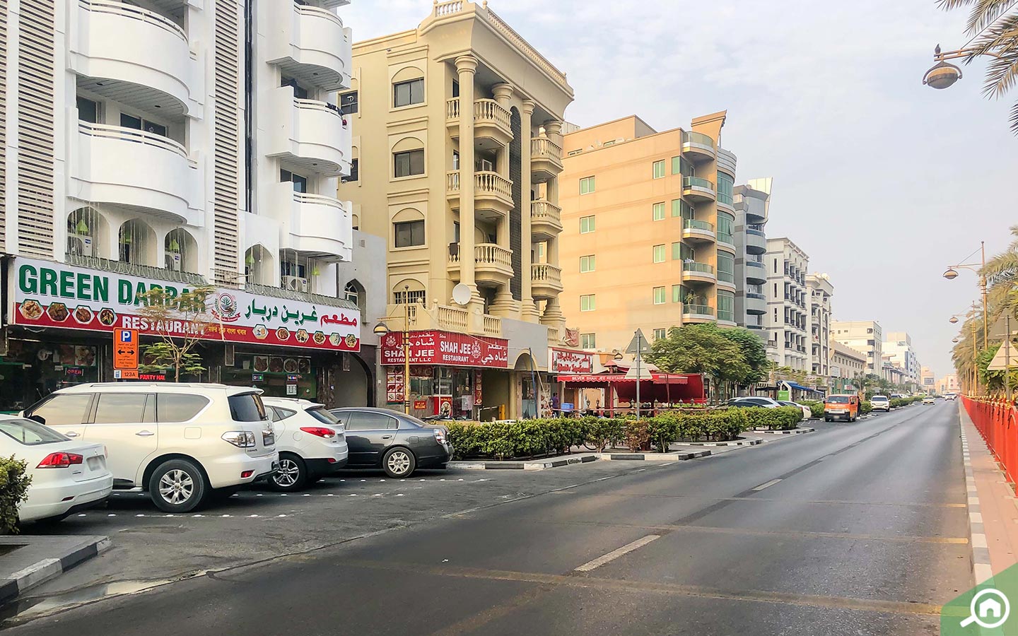 View of Al Muteena apartments near Union Metro Station