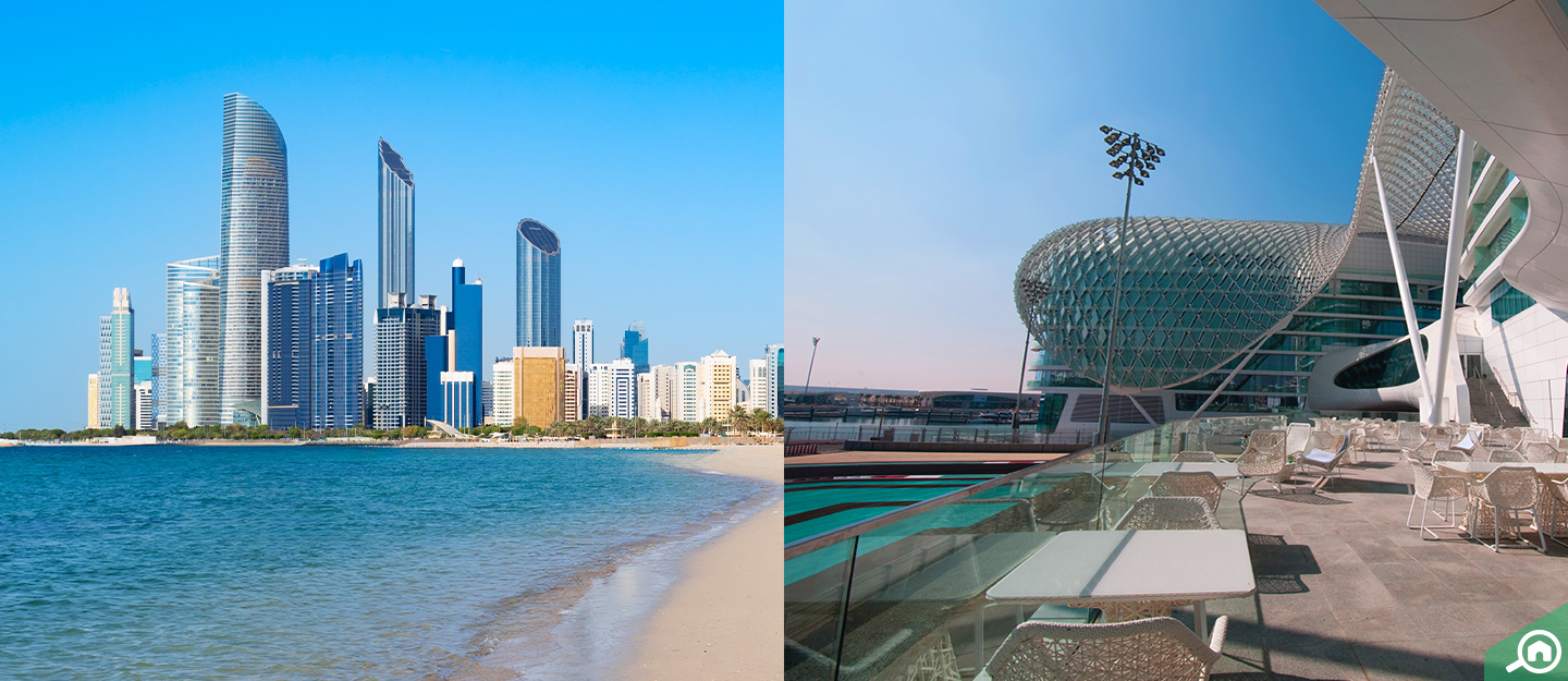 A Comparison of Al Raha Beach vs Yas Island