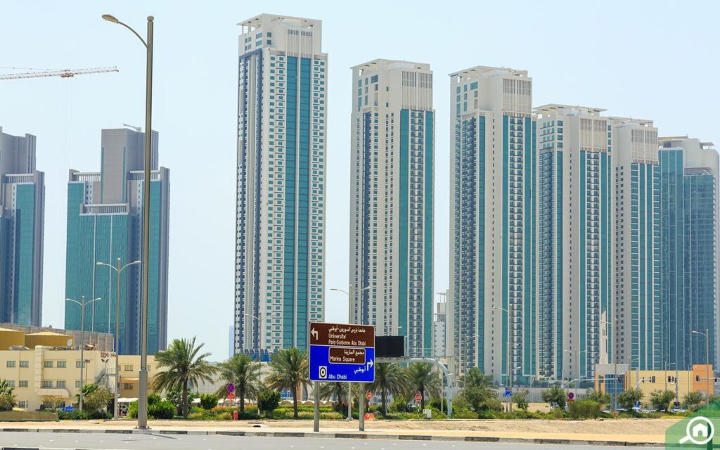 Buildings on Al Reem Island