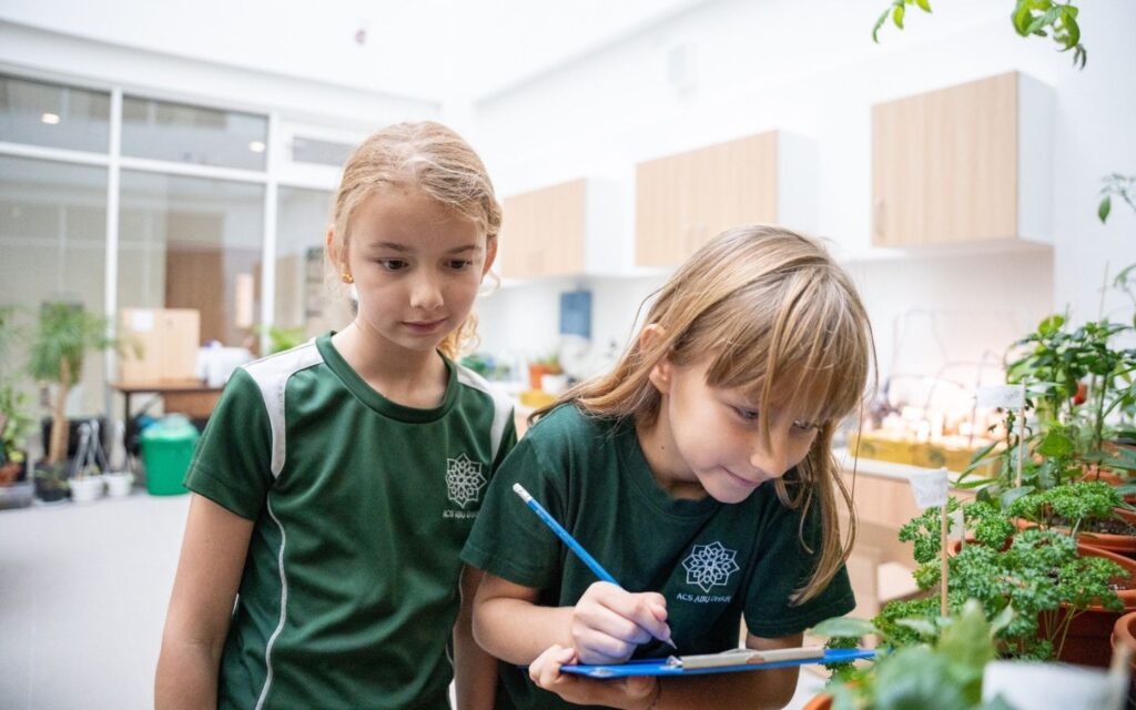 Students at American Community School of Abu Dhabi