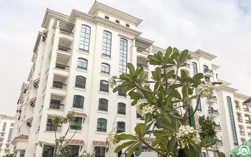 View of Ansam apartments in Yas Island