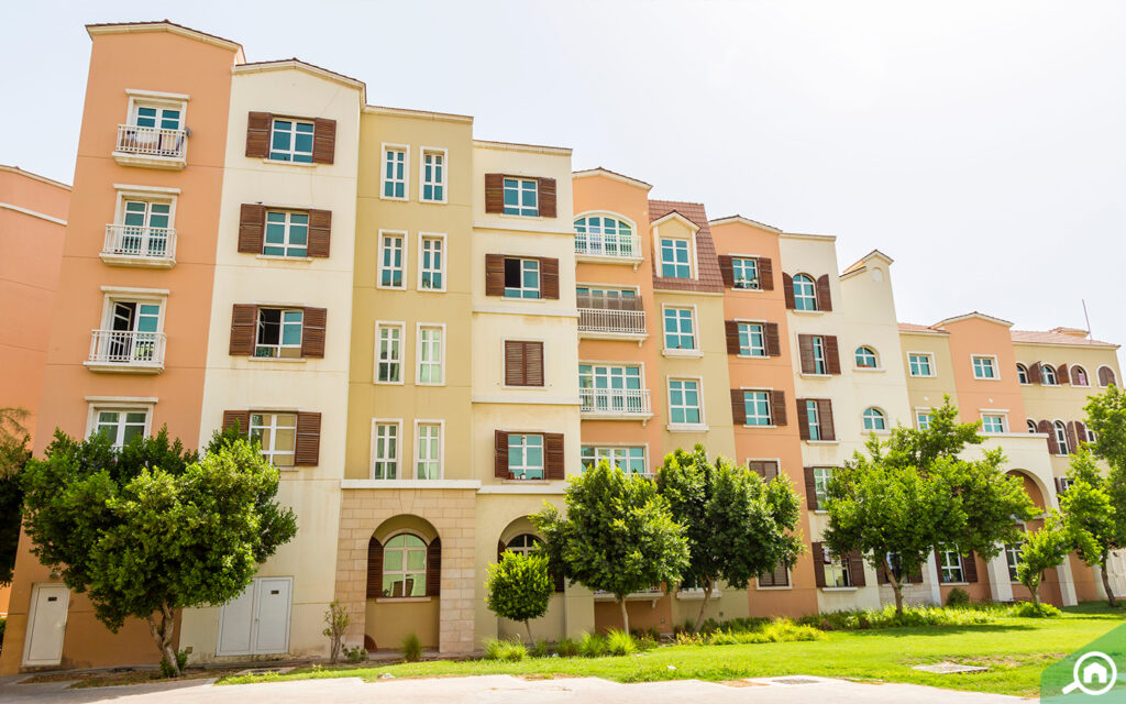 Mediterranean Cluster is one of the top clusters to rent apartments in Discovery Gardens