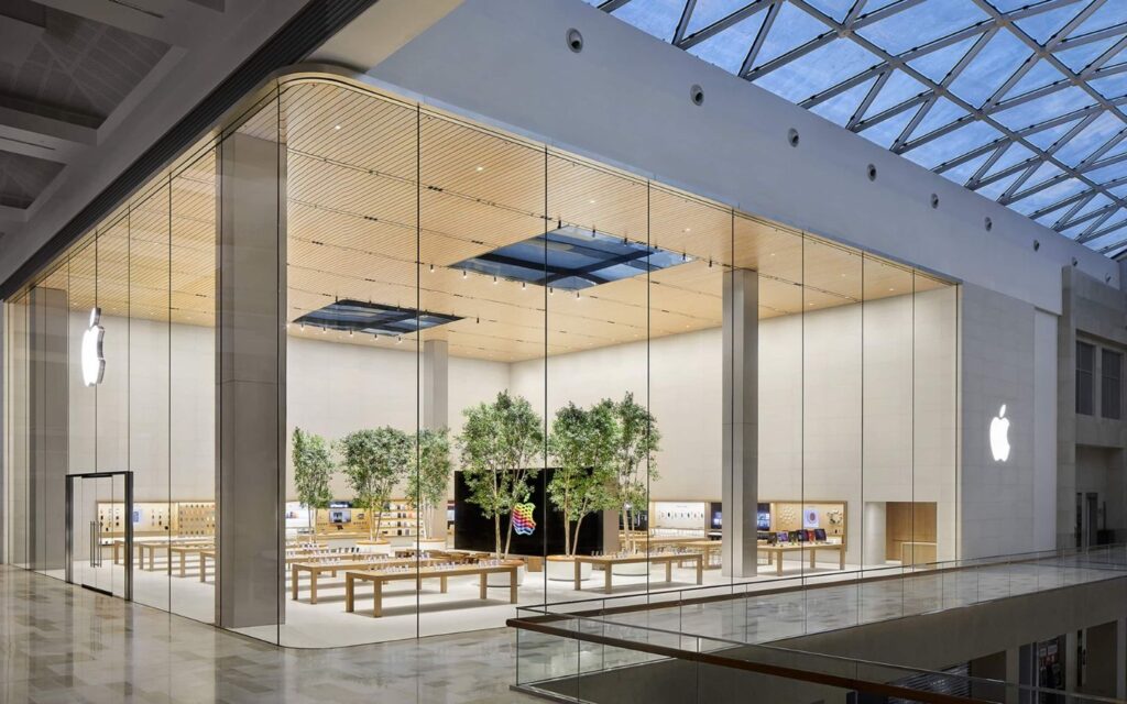 Yas Mall is home to one of the five Apple stores in UAE