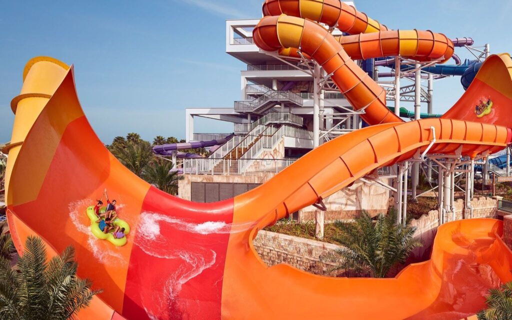 Visit Aquaventure for some splashy fun