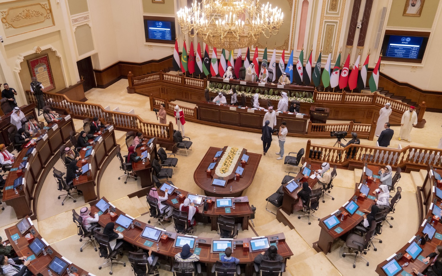 جلسة من جلسات الدورة الرابعة للبرلمان