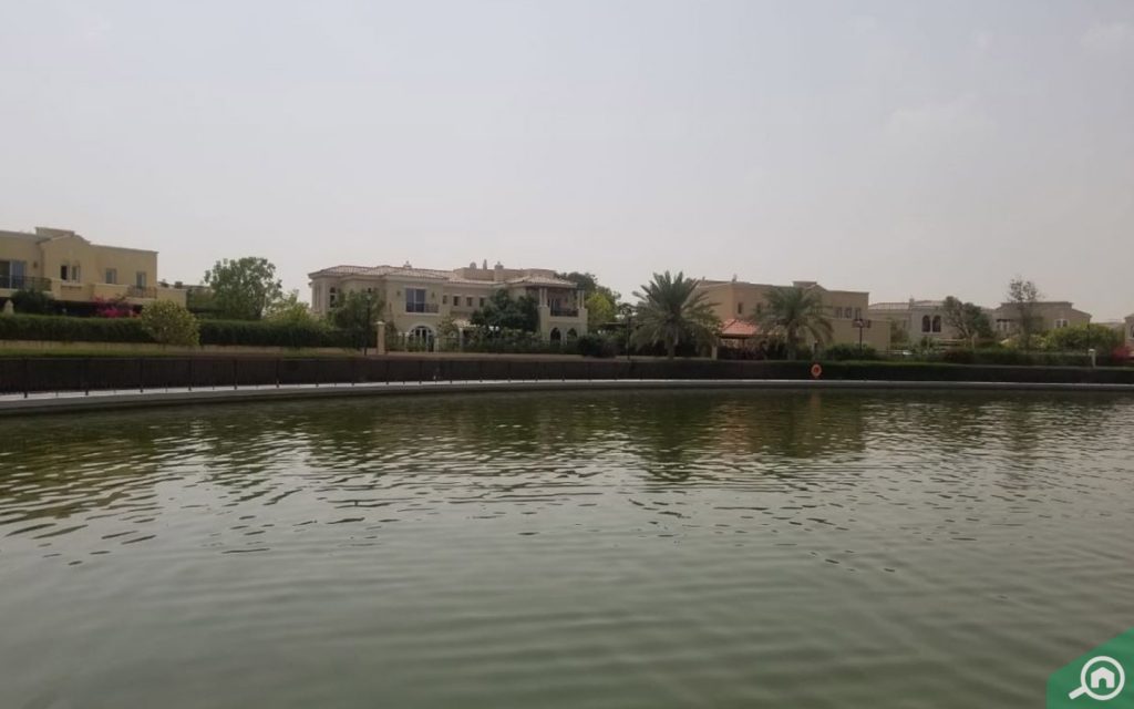 Arabian Ranches pond