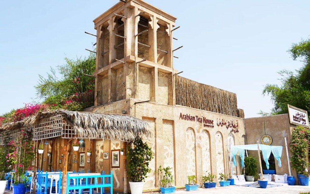 beautiful outside view of one of the best Arabic restaurants in Dubai