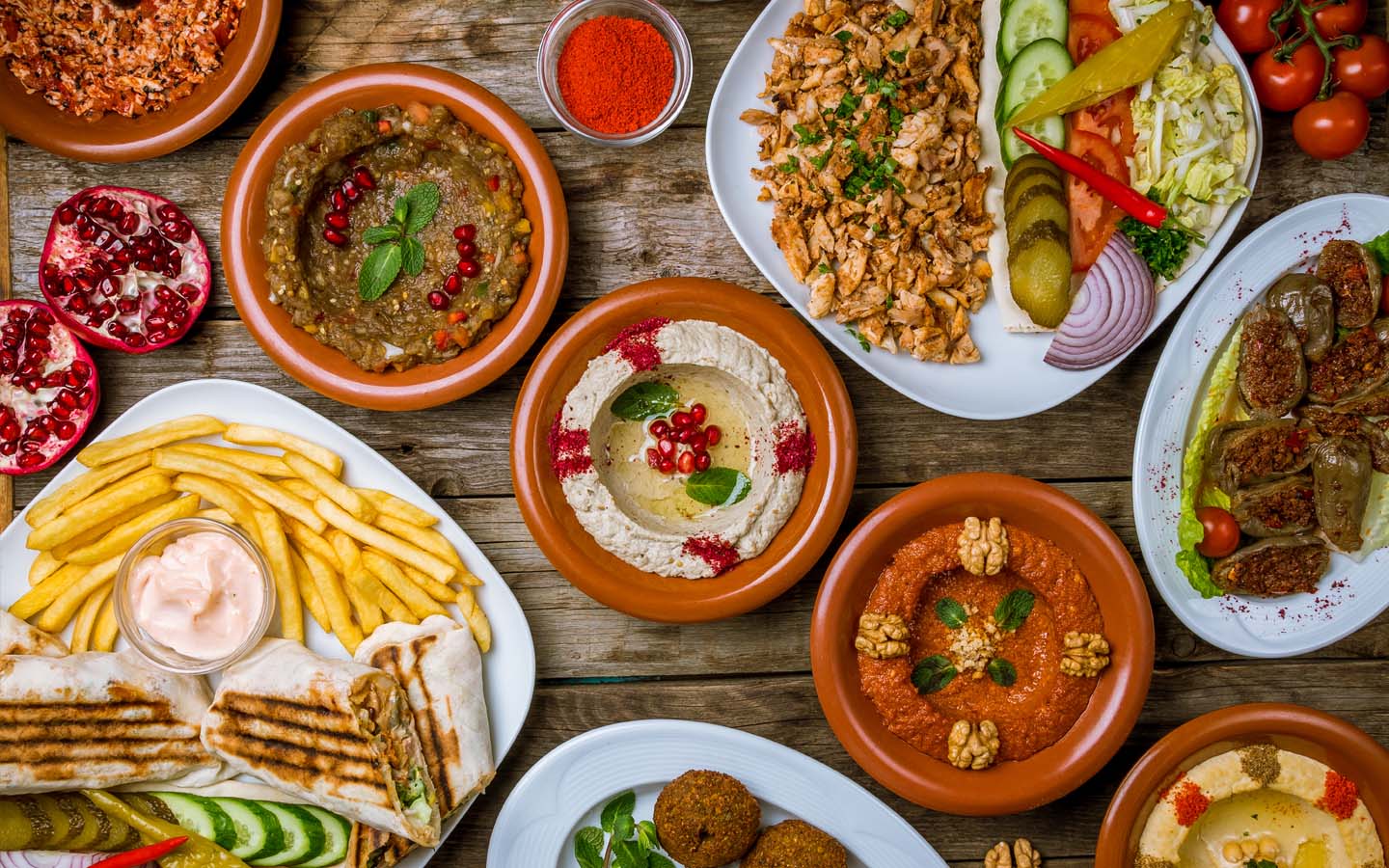 مأكولات عربية في مطاعم السيف مول