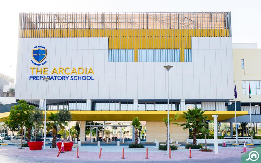 JVT is among the list of residential areas near schools in Dubai, including Arcadia School
