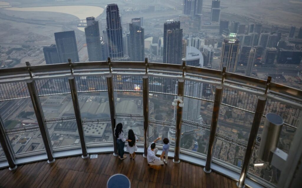 At The Top Burj Khalifa is one of the best things to do in Dubai at night