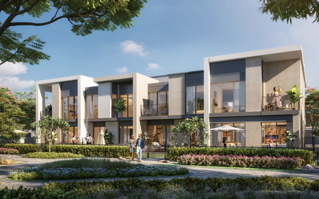 Aura Gardens is one of the popular neighbourhoods for buying a property in tilal al ghaf