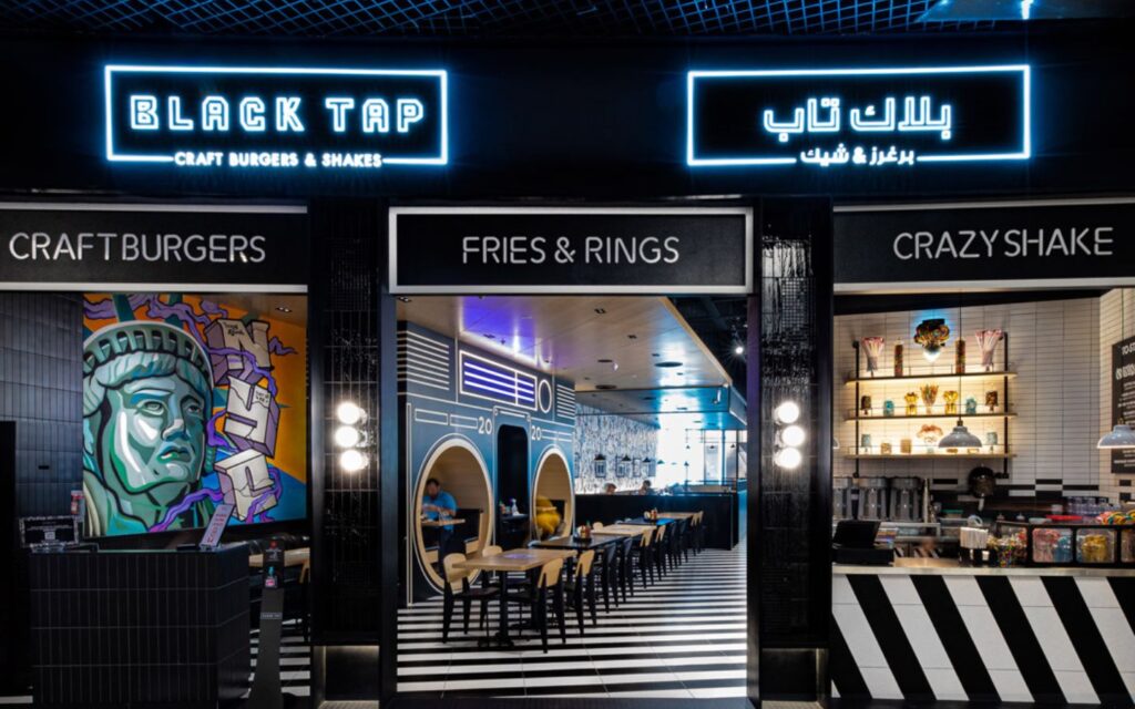 interior of Dubai Mall restaurants for kids