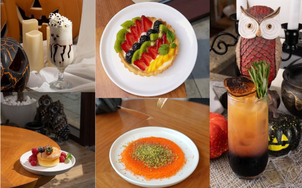 glimpse of food offered at the Boomah the owl cafe menu 
