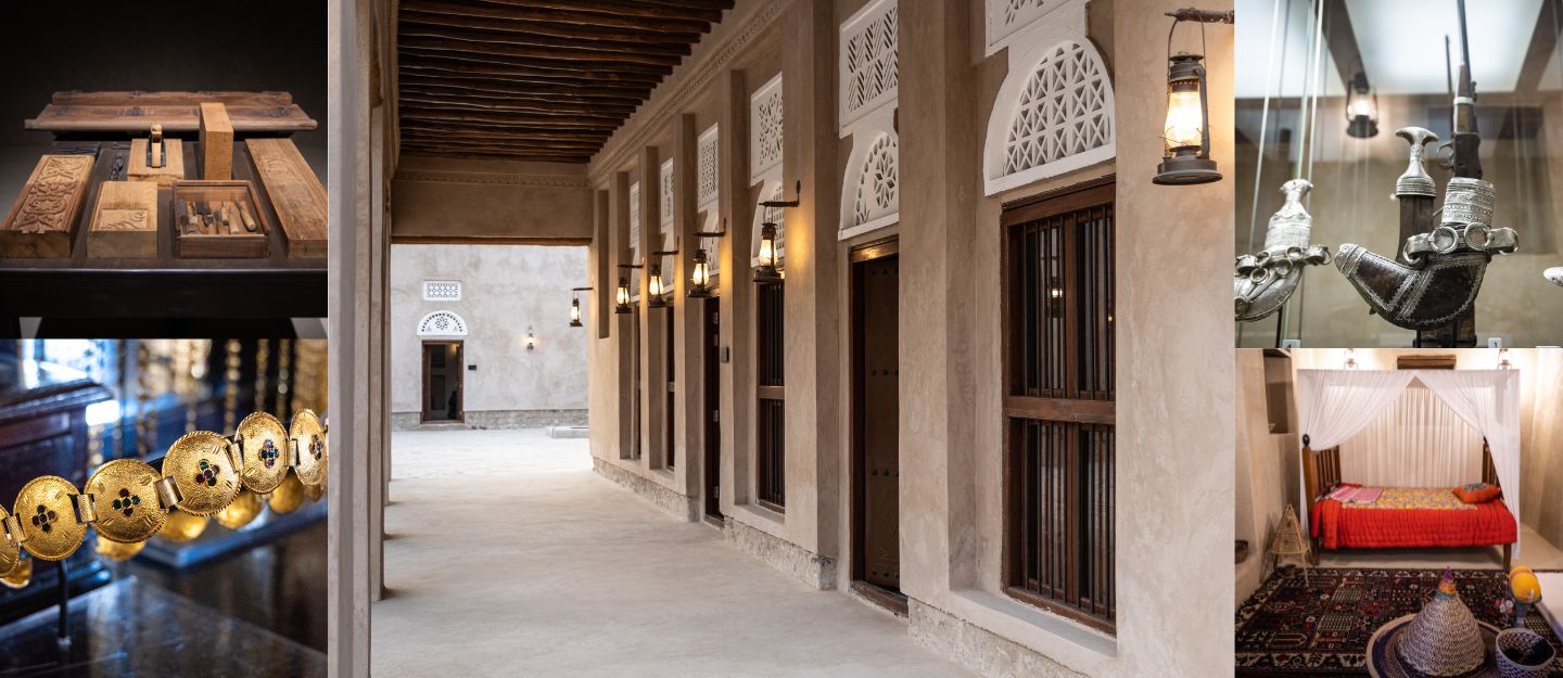 sections of Bait Sheikh Saeed Bin Hammad Al Qasimi in Sharjah Kalba