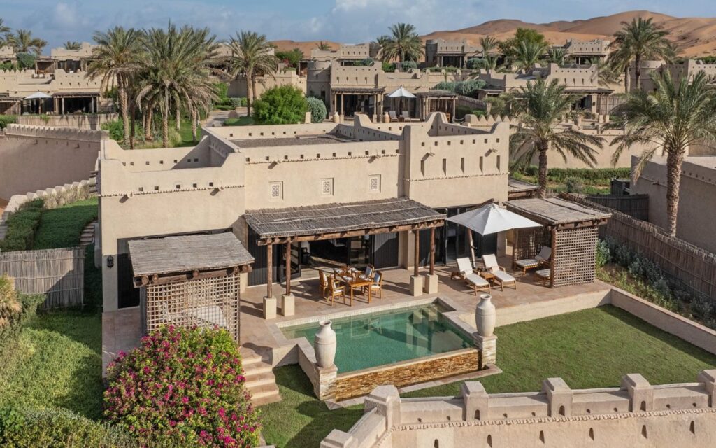 Qasr Al Sarab Desert Resort by Anantara is one of the top Abu Dhabi resort