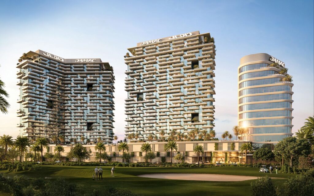 damac district towers outside view