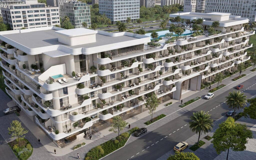 Exterior of Oxford Cove - Dubai property launches in June 2026