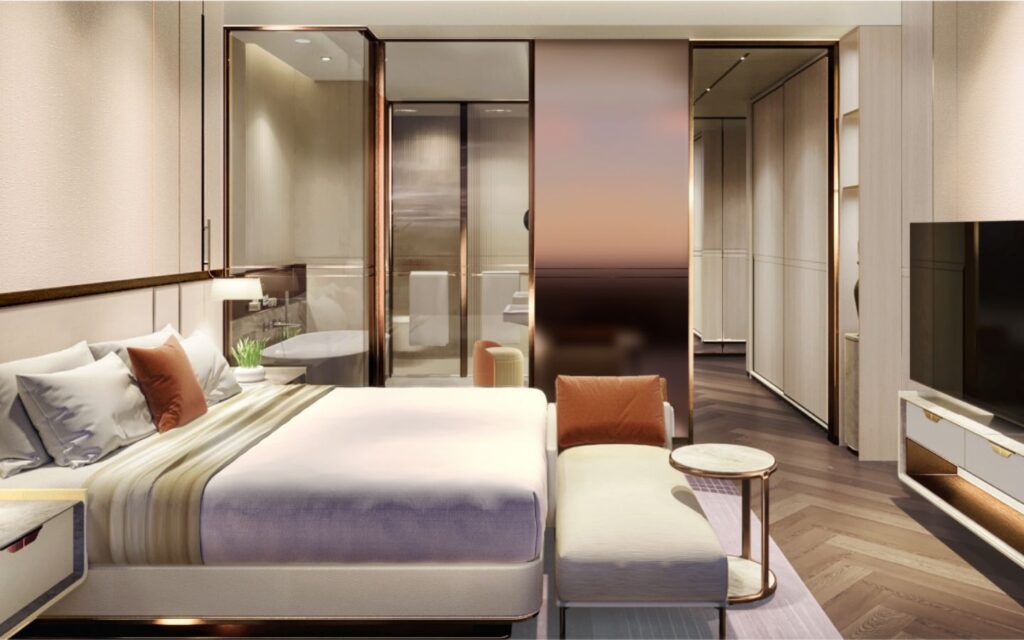Mas Barsha Residency apartments illustration
