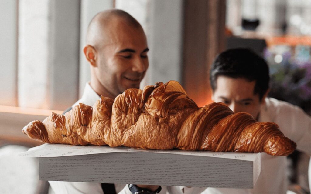 Enjoy a tempting giant croissant at this weekend brunch in Dubai 