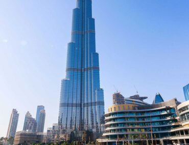 Scenic view of Burj Khalifa and its surrounding development