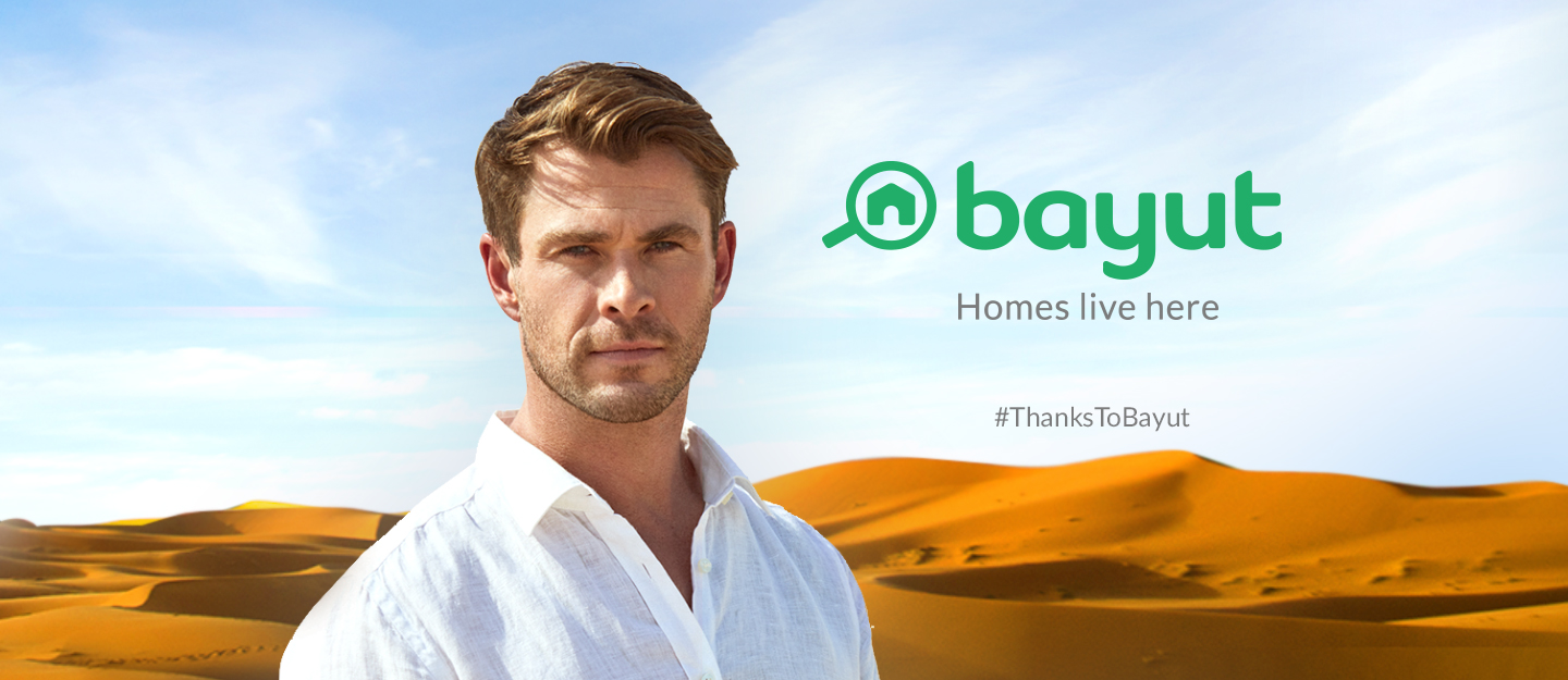 Chris hemsworth and Bayut