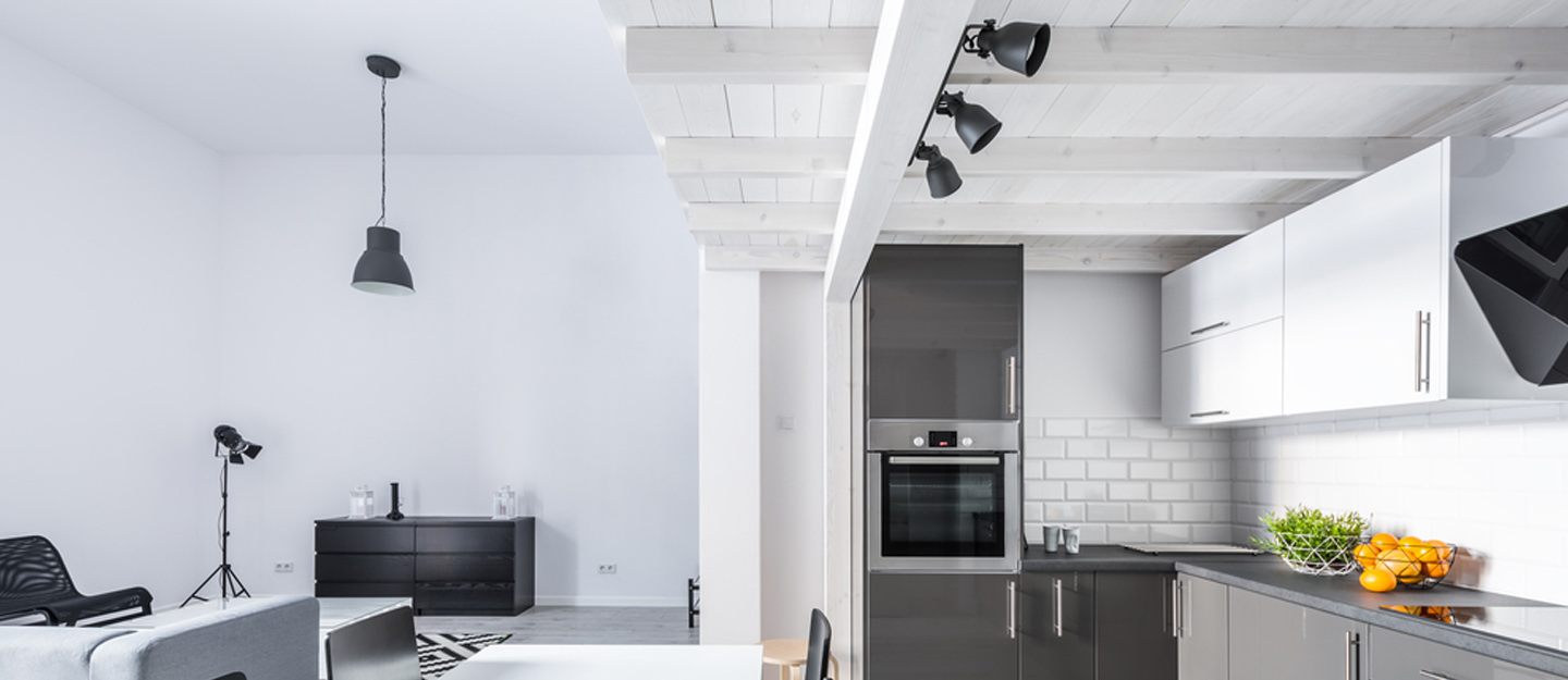 إغلاق المطبخ المفتوح