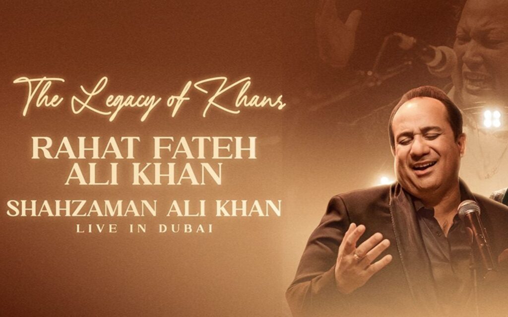 A soulful moment as Rahat Fateh Ali Khan captivates the audience