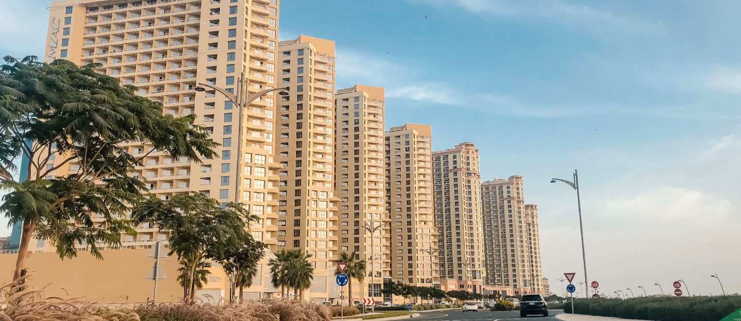 Buildings in Dubai Production City