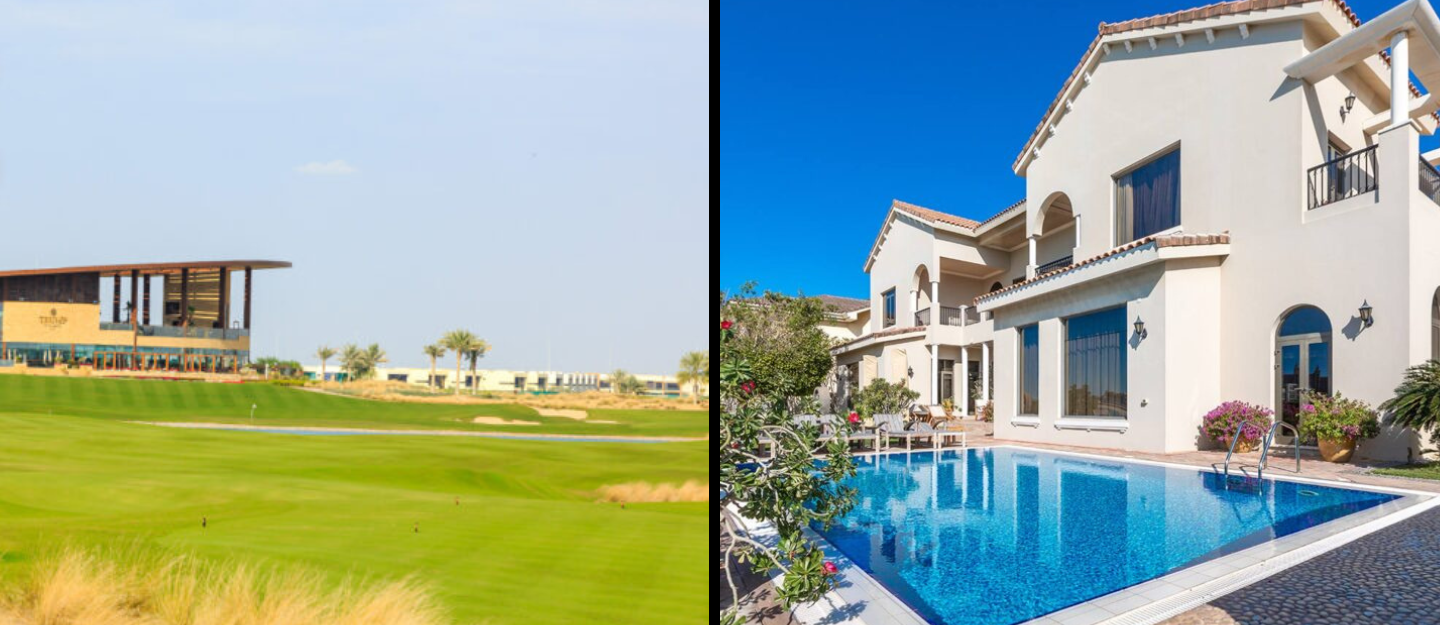 مقارنة بين فيلا ومجمع ملاعب جولف