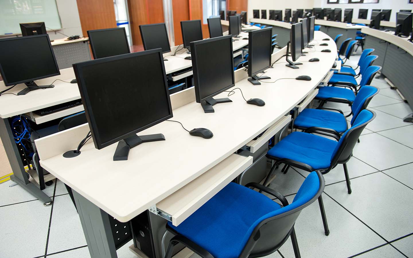 Well-equipped computer lab