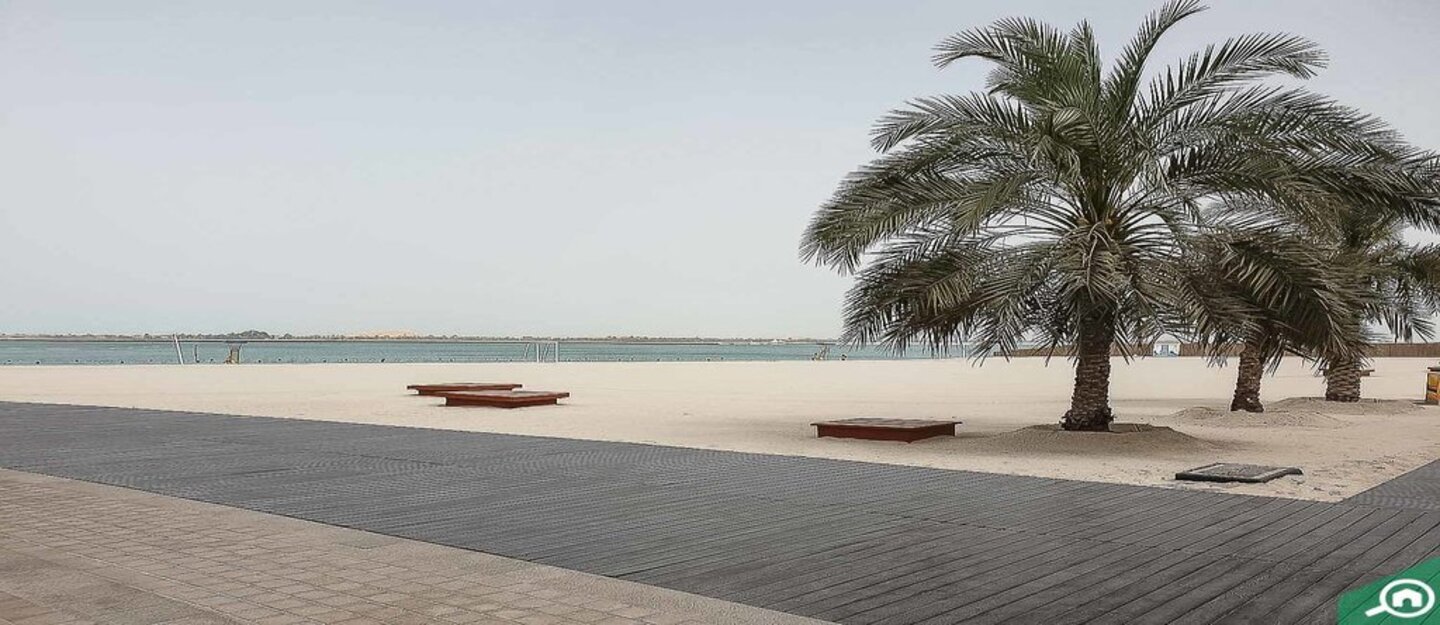 شاطئ رملي
