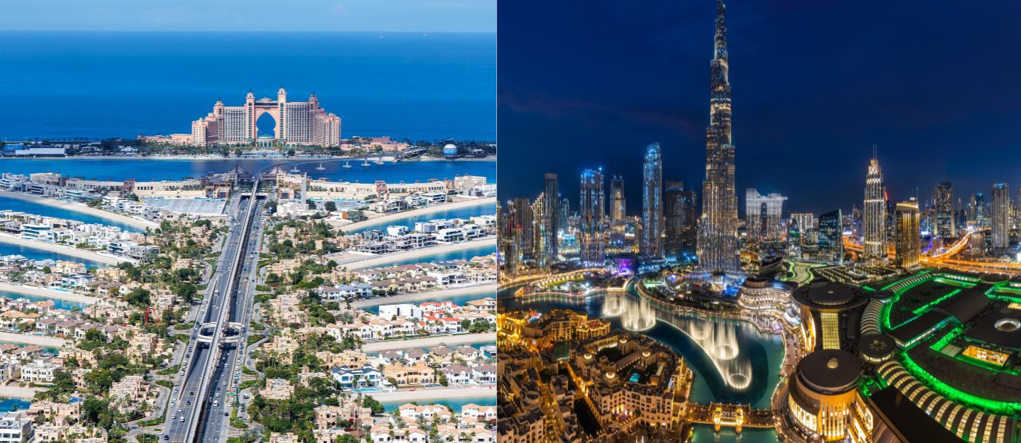 Downtown Dubai vs Palm Jumeirah