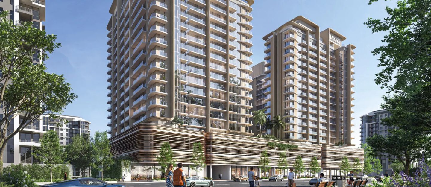 Azizi Jaddaf Beach Oasis exterior illustration