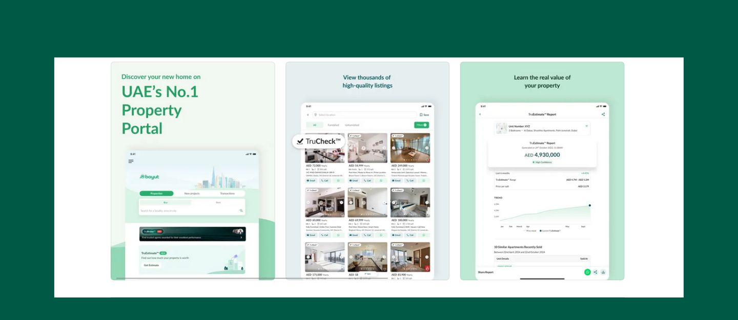 bayut app for property search