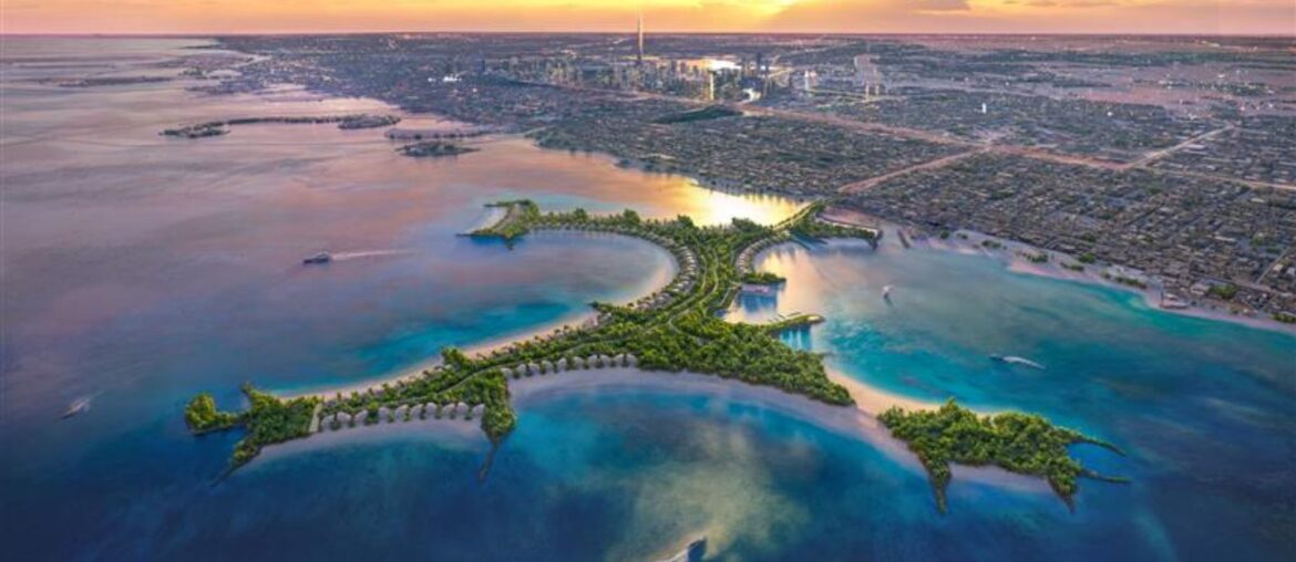 illustration of Naïa Island by Shamal Holdings