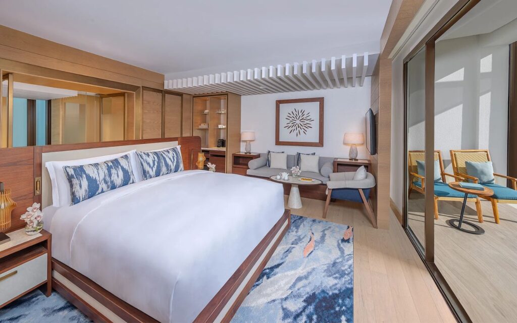 resort's room, perfect for those seeking a peaceful and luxurious retreat