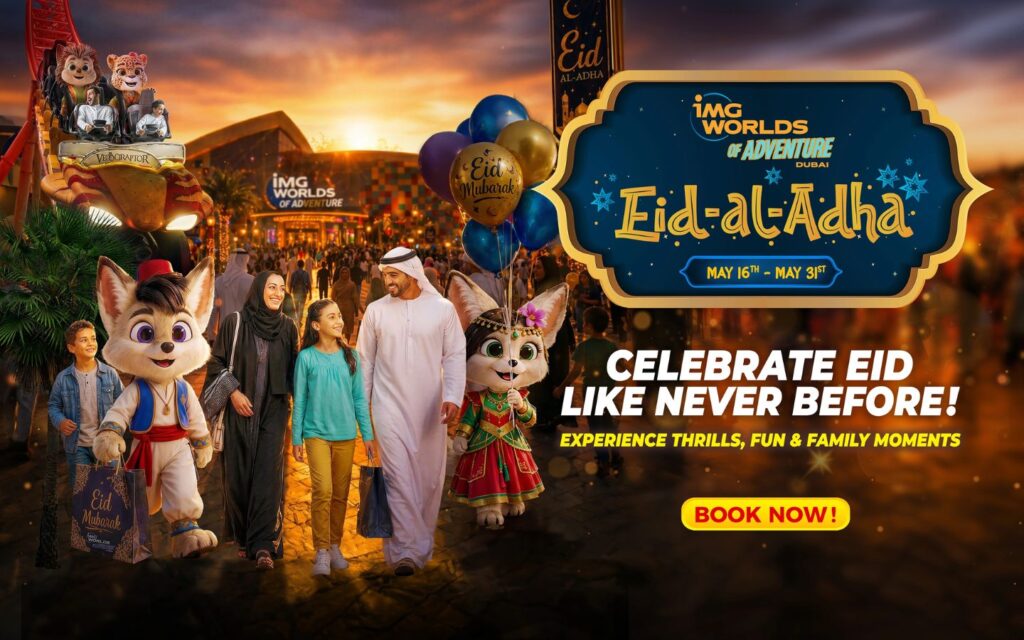 IMG Worlds of Adventure is offering one of the top entertainment offers on Eid Al Adha Dubai