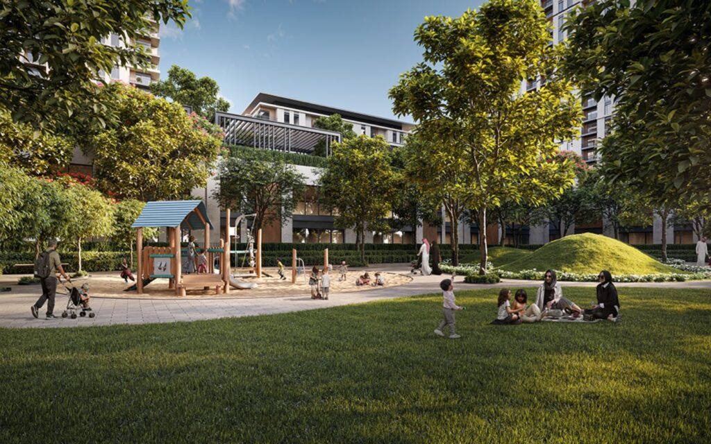 Safe play areas and scenic views define Dubai Hills Park for kids