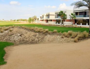 Views of DAMAC Hillls 2 golf course and villas