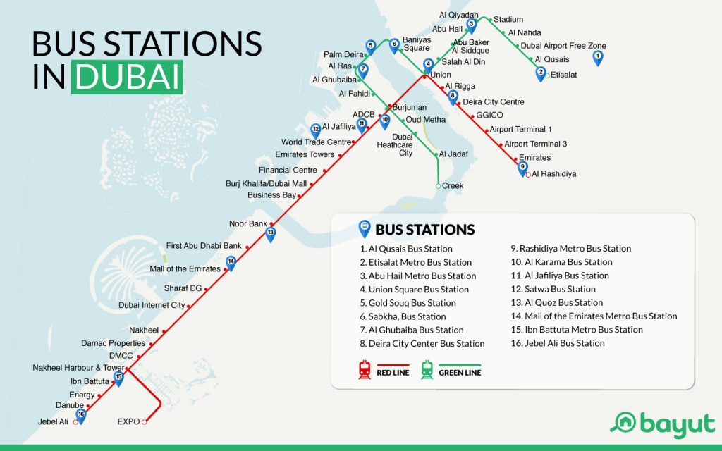 Dubai Rta Bus Routes And Timings The Best Bus