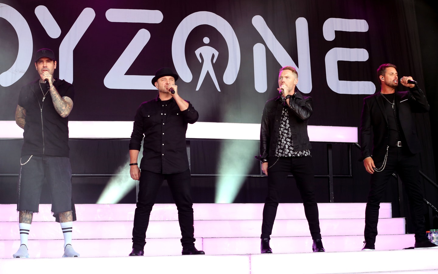 Boyzone band on stage