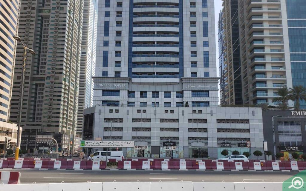 Princess Tower in dubai marina