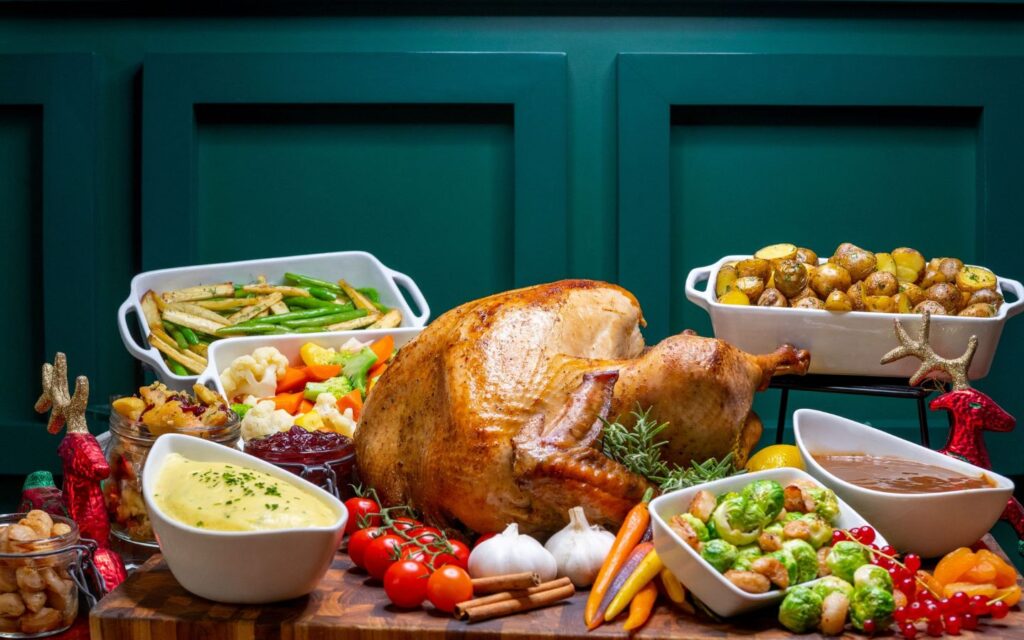 delicious festive turkey take-away in Dubai with all the trimmings