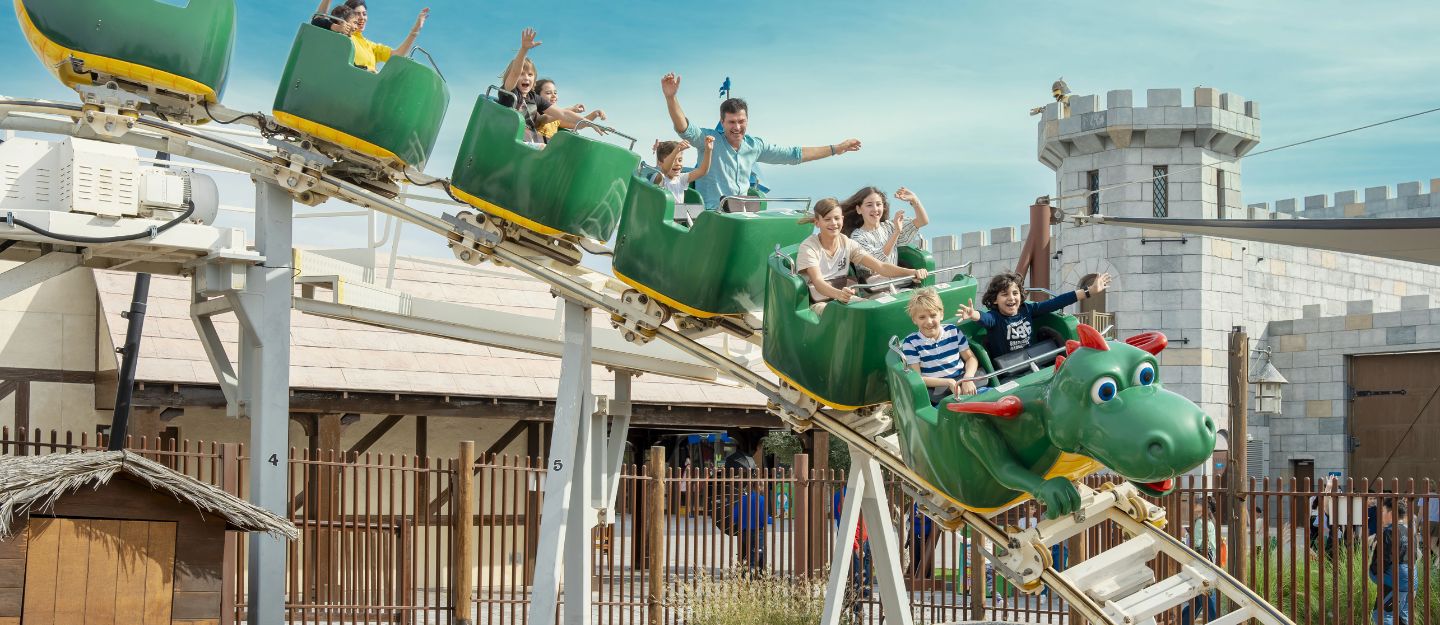 Roller Coaster ride at Dubai Parks and Resort